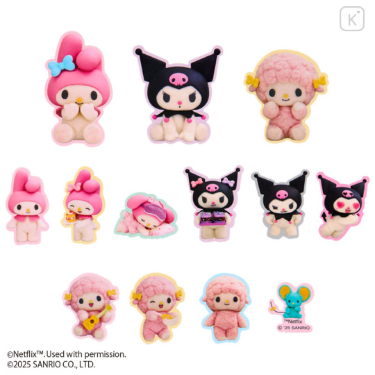 Japan Sanrio Original Sticker Set - Kuromi & My Melody & My Sweet Piano : Netflix - 2