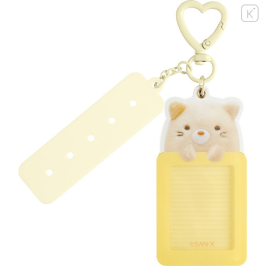 Japan San-X Photo Keychain - Sumikko Gurashi : Neko With Custom Tag - 1