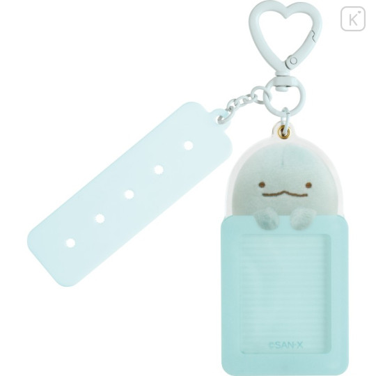 Japan San-X Photo Keychain - Sumikko Gurashi : Tokage With Custom Tag - 1