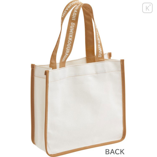 Japan San-X Mini Tote Bag With Plush Mascot - Sumikko Gurashi : Ebifurai no Shippo Fried Shrimp Tail Relax - 2