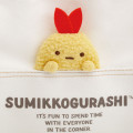 Japan San-X Mini Tote Bag With Plush Mascot - Sumikko Gurashi : Ebifurai no Shippo Fried Shrimp Tail Relax - 3