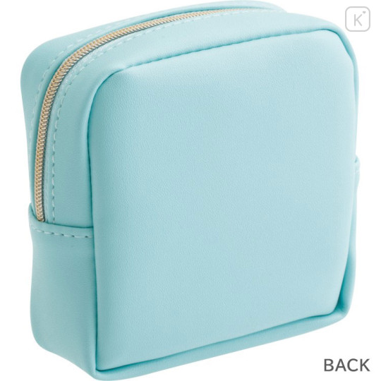Japan San-X Mesh Mini Pouch - Sumikko Gurashi : Tokage & Nisetsumuri Blue - 2