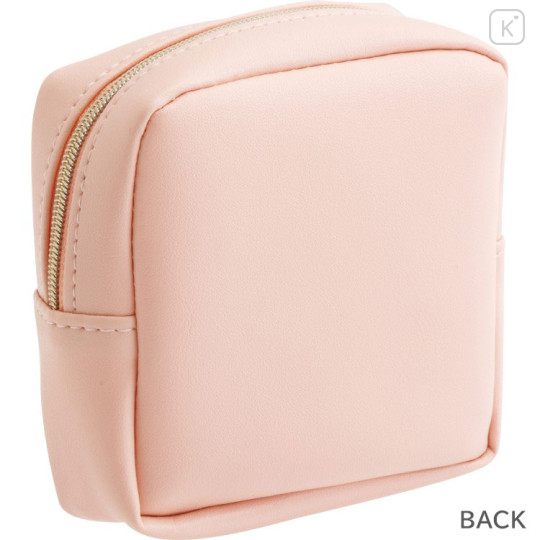 Japan San-X Mesh Mini Pouch - Sumikko Gurashi : Ebifurai no Shippo Fried Shrimp Tail Pink - 2