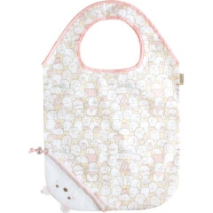 Japan San-X Eco Shopping Bag With Pocket - Sumikko Gurashi : Shirokuma Sparkling Eyes