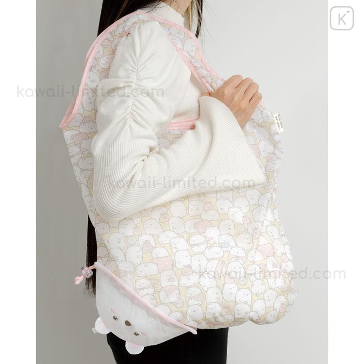 ♡gagimi♡ Japan San-X Eco Shopping Bag With Pocket - Sumikko Gurashi