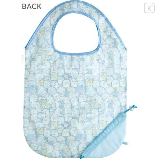 Japan San-X Eco Shopping Bag With Pocket - Sumikko Gurashi : Tokage Sparkling Eyes - 3