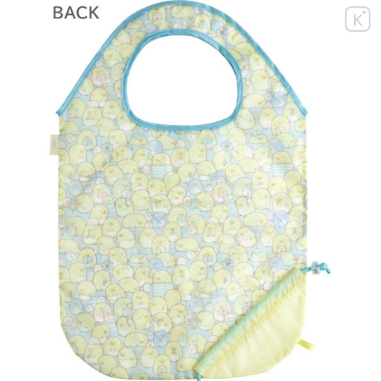 Japan San-X Eco Shopping Bag With Pocket - Sumikko Gurashi : Penguin? Sparkling Eyes - 3