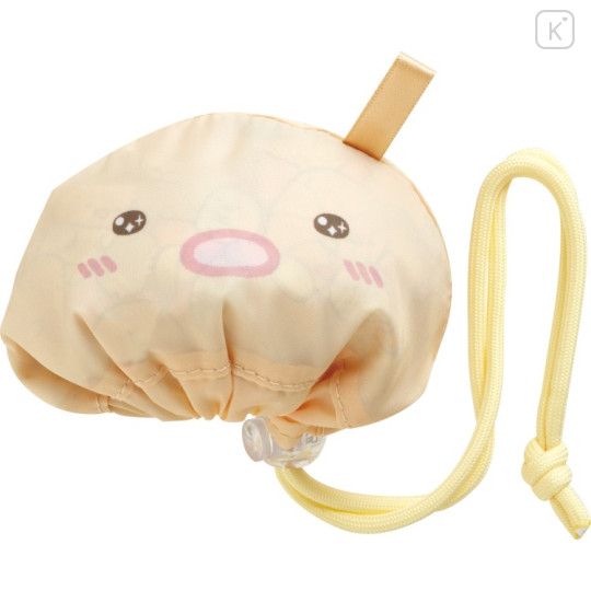 Japan San-X Eco Shopping Bag With Pocket - Sumikko Gurashi : Tonkatsu Fried Pork Sparkling Eyes - 2