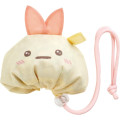 Japan San-X Eco Shopping Bag With Pocket - Sumikko Gurashi : Ebifurai no Shippo Fried Shrimp Tail Sparkling Eyes - 2