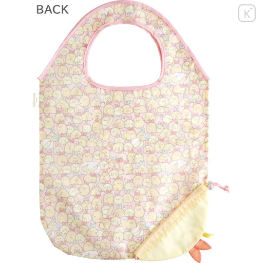 Japan San-X Eco Shopping Bag With Pocket - Sumikko Gurashi : Ebifurai no Shippo Fried Shrimp Tail Sparkling Eyes - 3