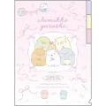 Japan San-X 3 Pockets A5 Index File - Sumikko Gurashi : Ribbon Sky Party - 1