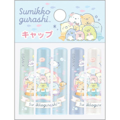 Japan San-X Pencil Cap Set - Sumikko Gurashi : Penguin Lagoon Blue