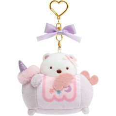 Japan San-X Hanging Plush - Sumikko Gurashi : Minikko Nursery School Shirokuma Unicorn