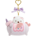 Japan San-X Hanging Plush - Sumikko Gurashi : Minikko Nursery School Shirokuma Unicorn - 1