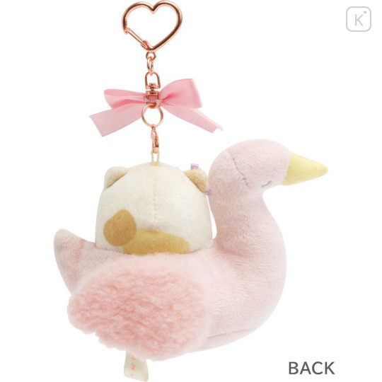 Japan San-X Hanging Plush - Sumikko Gurashi : Minikko Nursery School Neko Swan - 2
