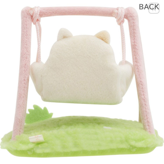 Japan San-X Scene Plush Toy - Sumikko Gurashi : Minikko Nursery School Neko Kindergarten Swing - 2