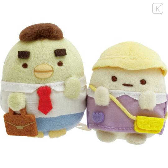 Japan San-X Scene Plush Toy - Sumikko Gurashi : Minikko Nursery School Penguin? Office Worker Dad & Tapioka - 1