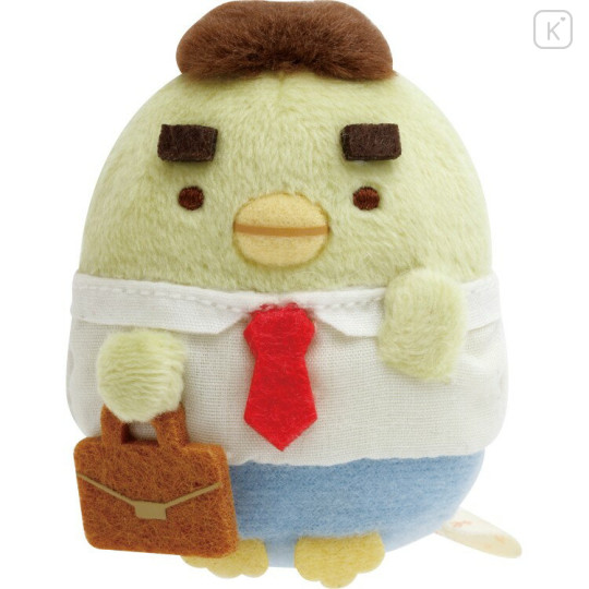 Japan San-X Scene Plush Toy - Sumikko Gurashi : Minikko Nursery School Penguin? Office Worker Dad & Tapioka - 2