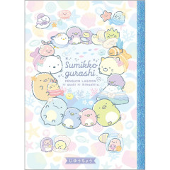 Japan San-X Blank Notebook - Sumikko Gurashi : Penguin Lagoon A