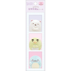 Japan San-X Photo Style Sticker - Sumikko Gurashi : Shirokuma & Penguin? & Tokage
