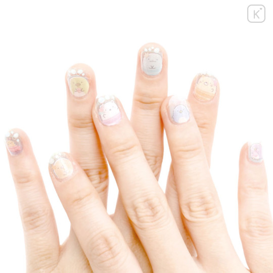 Japan San-X Nail Sticker - Sumikko Gurashi : Penguin Lagoon Blue - 3