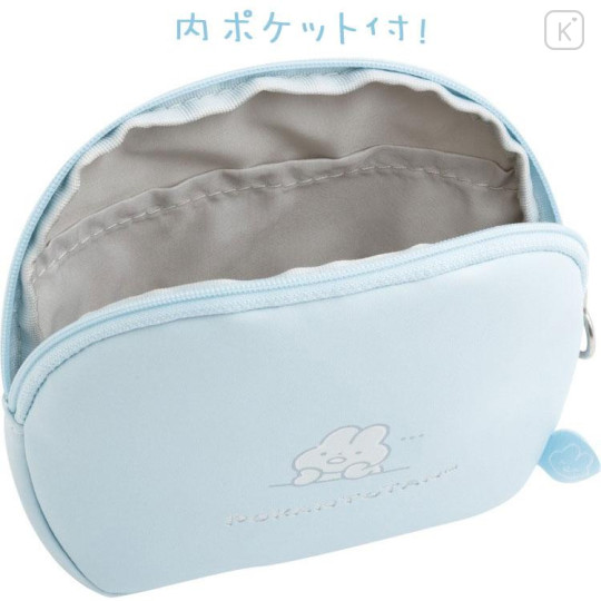 Japan San-X Cosmetic Pouch - Pokantotan : Pokanto Simple Blue - 4