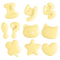 Japan San-X Custom Alphabet Parts - Hiragana & Decorative Part Yellow - 2