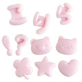 Japan San-X Custom Alphabet Parts - Hiragana & Decorative Part Pink - 2