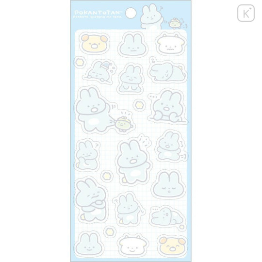 Japan San-X Seal Sticker - Pokantotan : Pokanto Simple A - 1