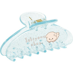 Japan San-X Hair Claw Clip - Ishiyowa-chan : Clear Glitter Blue