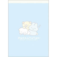 Japan San-X A6 Notepad - Pokantotan : Pokanto Simple Friends