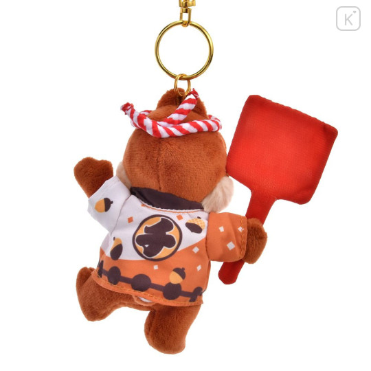 Japan Disney Store Plush Keychain - Chip : Summer Festival Japanese Matsuri - 3