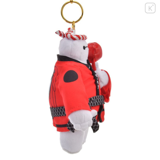 Japan Disney Store Plush Keychain - Baymax : Summer Festival Japanese Matsuri Red - 2