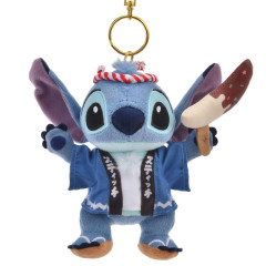 Japan Disney Store Plush Keychain - Stitch : Japanese Festival Matsuri B