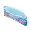 Japan Sanrio Clear Flat Pen Case - Tan Swimsuit Party Characters - 3