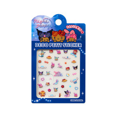 Japan Sanrio Deco Petit Sticker - Tan Swimsuit Party Characters