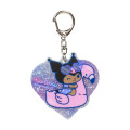 Japan Sanrio Secret Glitter Keychain - Tan Swimsuit Party Characters Blind Box - 4