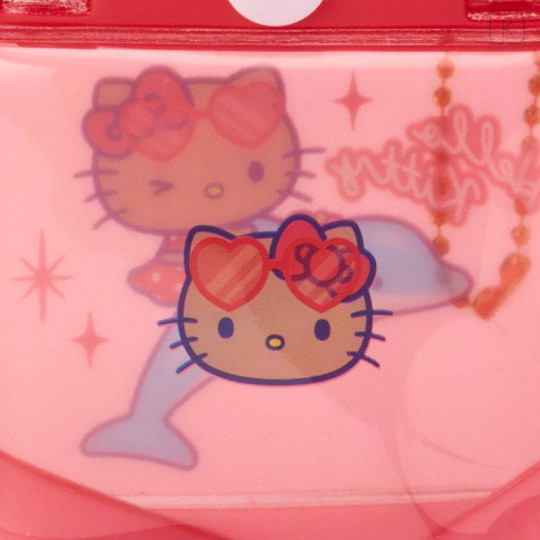 Japan Sanrio Pool Bag Keychain - Hello Kitty : Tan Swimsuit Party - 5