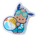 Japan Sanrio Matte Hair Clip Set - Pochacco : Tan Swimsuit Party - 5