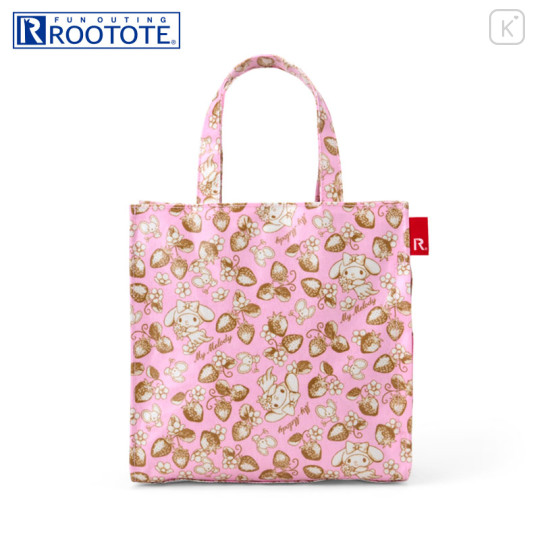 Japan Sanrio Rootote Square Laminated Tote Bag - My Melody - 1
