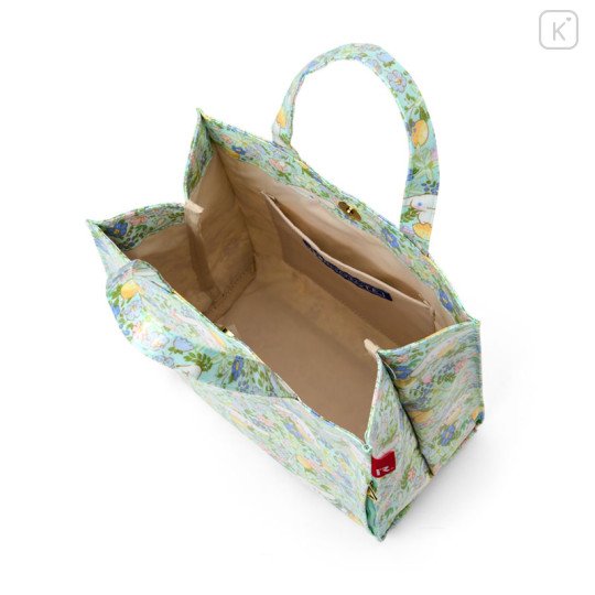 Japan Sanrio Rootote Square Laminated Tote Bag - Cinnamoroll - 3