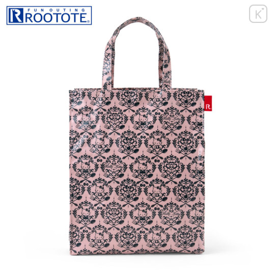 Japan Sanrio Rootote Arcattle Laminated Tote Bag - Hello Kitty - 1
