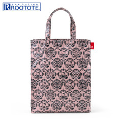 Japan Sanrio Rootote Arcattle Laminated Tote Bag - Hello Kitty