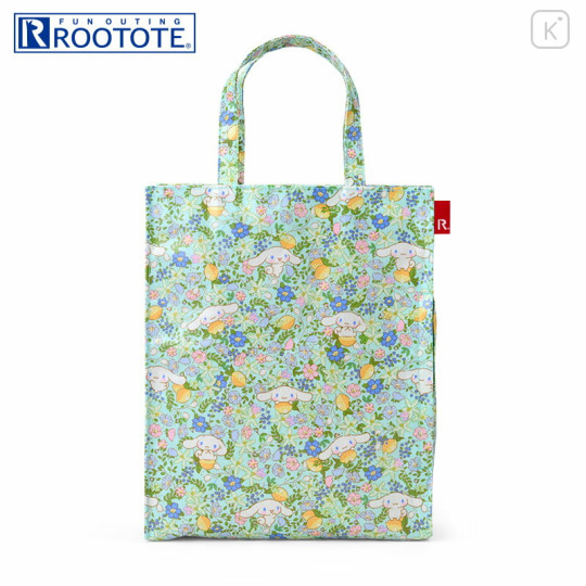 Japan Sanrio Rootote Arcattle Laminated Tote Bag - Cinnamoroll - 1