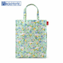 Japan Sanrio Rootote Arcattle Laminated Tote Bag - Cinnamoroll