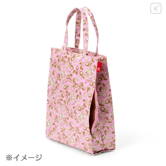 Japan Sanrio Rootote Arcattle Laminated Tote Bag - Cinnamoroll - 5