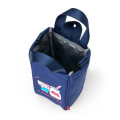Japan Sanrio Rootote Water Bottle Holder with Shoulder Strap - Hello Kitty : Navy - 4