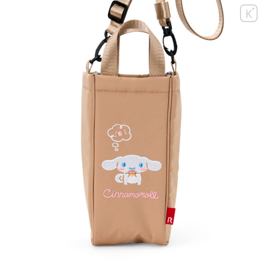 Japan Sanrio Rootote Water Bottle Holder with Shoulder Strap - Cinnamoroll - 2