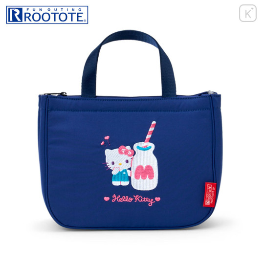 Japan Sanrio Rootote Insulated Tote Bag - Hello Kitty - 1