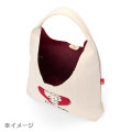 Japan Sanrio Rootote Round Knit Bag - Hello Kitty : Purple - 3